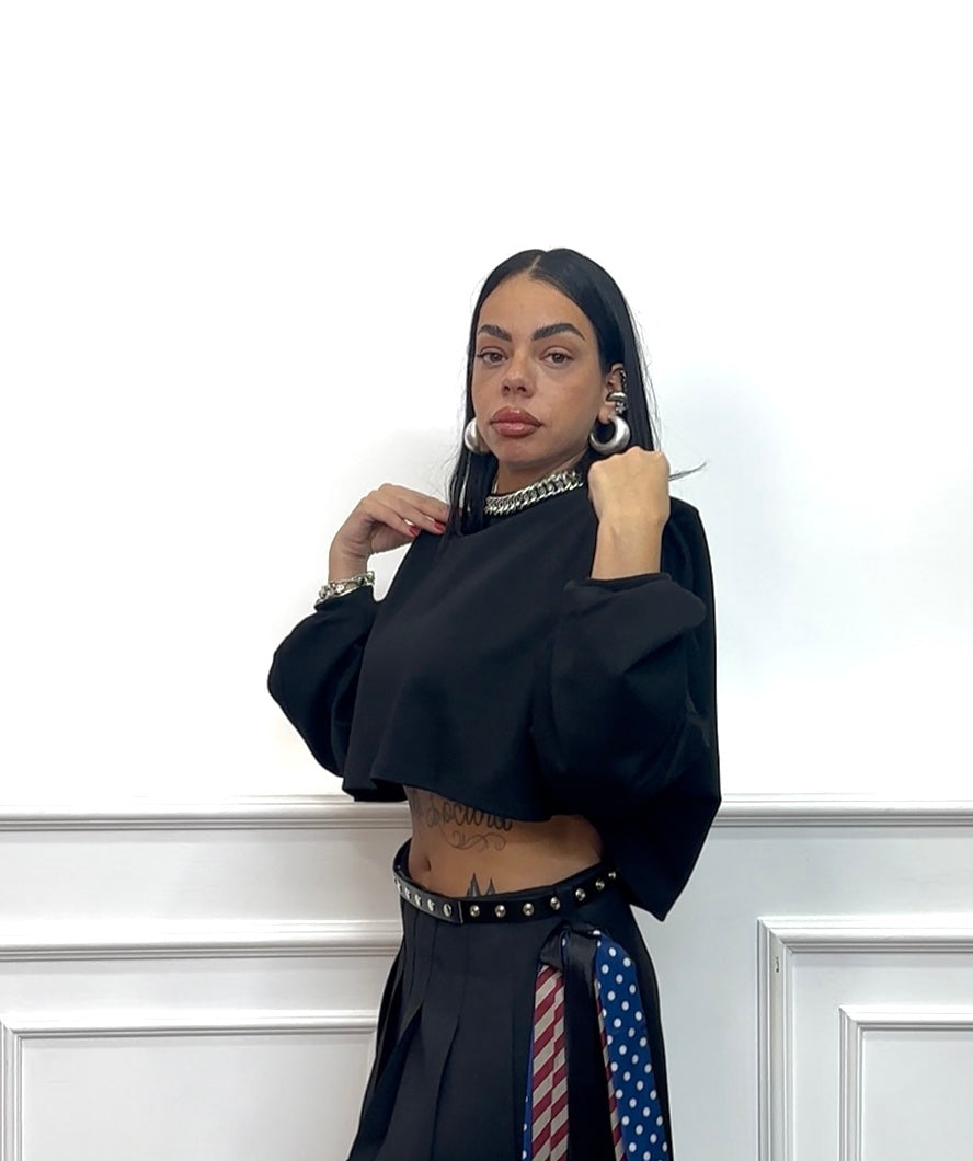 Felpina crop spalline