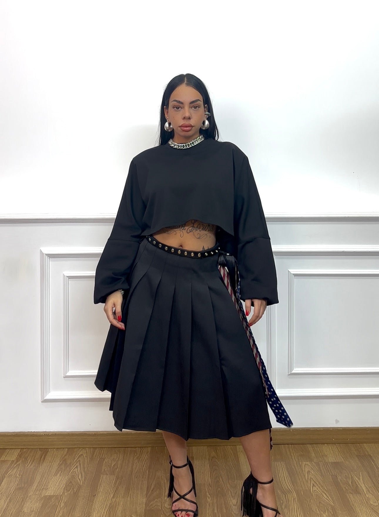 Felpina crop spalline