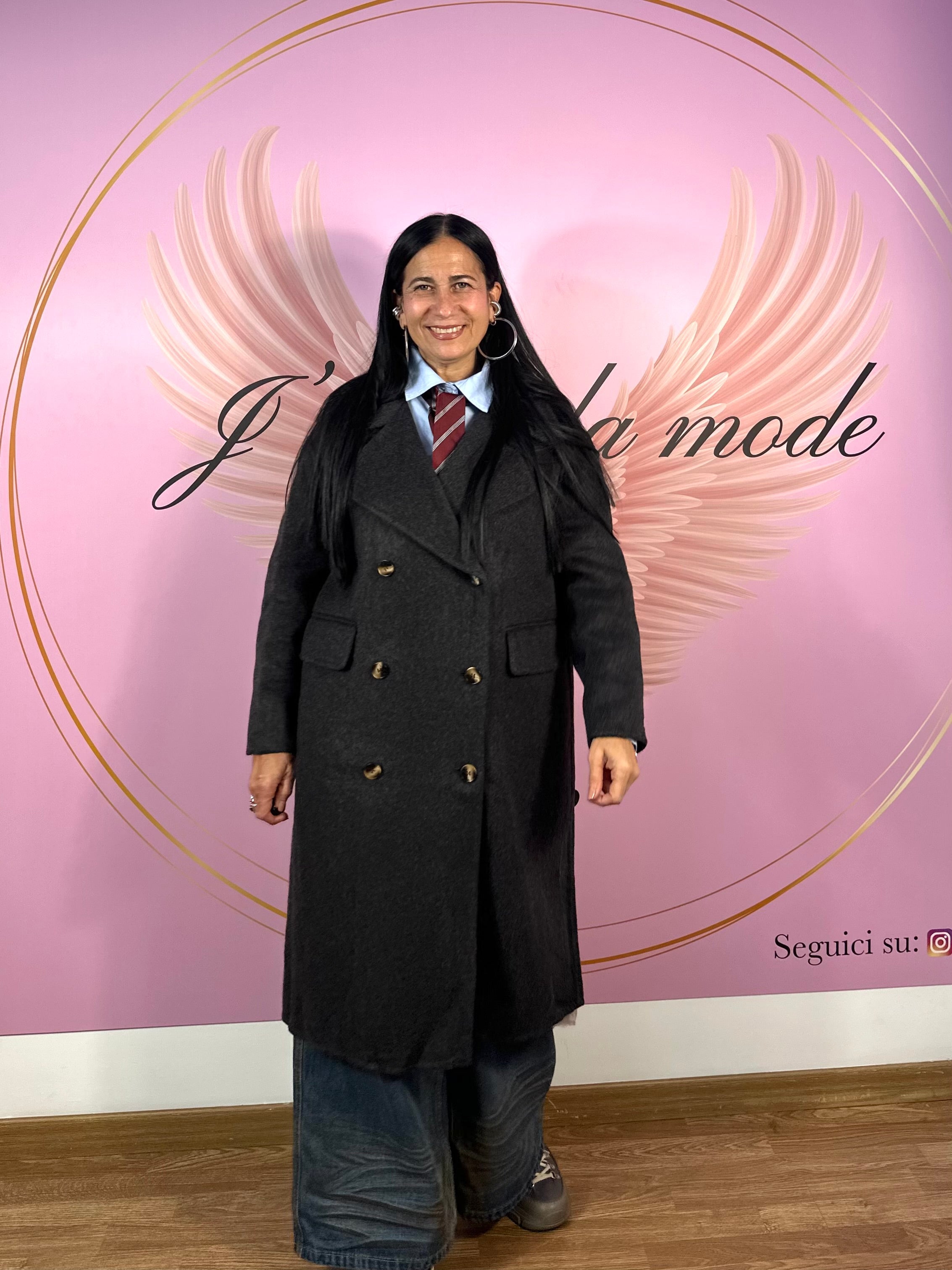 Cappotto oversize lana