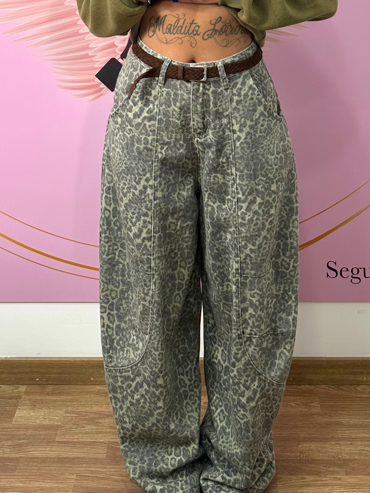 Jeans balloon maculato